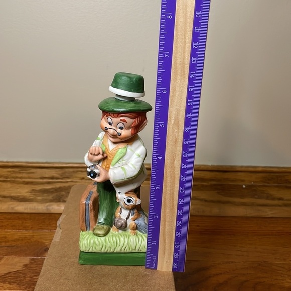 Rare-1980 "Mr Tourist Leprechaun" Mr. Lucky Series, Hoffman Distilling Decanter - Picture 2 of 11